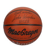 John Wooden Autographed &quot;Best Wishes UCLA&quot; Basketball PSA/DNA - £280.87 GBP