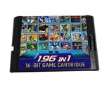 Samrad Super Card 196 in 1 Multi Cartridge for Sega Genesis Mega Drive 1... - $34.64