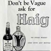 Haig Gold Label Scotch Whisky 1952 Advertisement UK Import Distillery DWII8 - £15.65 GBP
