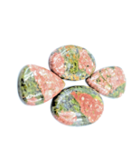 100% Natural Unakite Oval Shape Cabochon Loose Gemstone 120 crt 4 piece ... - $44.99