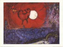 MARC CHAGALL The Night of Vence, 1994 - £58.14 GBP