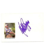 Ken Bevacqua Autographed 5x7 Index Card Baseball Signed - $13.67 CAD