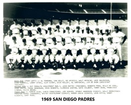 1969 SAN DIEGO PADRES 8X10 TEAM PHOTO BASEBALL PICTURE MLB WITH NAMES - £3.88 GBP