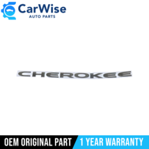 New OEM Mopar 2014-2023 Jeep Cherokee Gray Front Door Emblem Badge Nameplate - £59.05 GBP