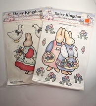 Vtg Daisy Kingdom Iron On Transfers Forever Friends 6422 Holly Days 6435 - £10.00 GBP