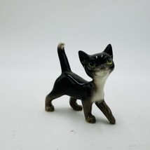 Hagen-Renaker Black Papa Cat Walking Miniature Ceramic - £33.71 GBP