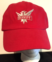 Smirnoff baseball hat red adjustable back brand head shots by KC Caps 10... - $12.13