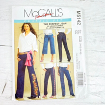 McCalls Classic Fit Jeans Sewing Pattern Capri Front Pocket Front Fly M5142 - £11.94 GBP