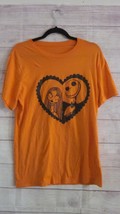 The Nightmare Before Christmas HALLOWEEN T-Shirt Size Small Orange Black - $8.99