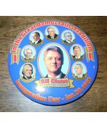 1993 Bill Clinton Inauguration Day In The Great Democratic Tradition Pin... - $282.53 MXN