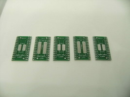 5 Pcs Pack TSSOP28 SSOP28 SOP28 To Dip 28 Pins Ic Transfer Adapter Blank Board - £8.14 GBP