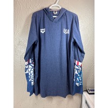 Arena Bishamon Collection Unisex USA OG Long Sleeve Navy Hoody Size XXL - $19.95