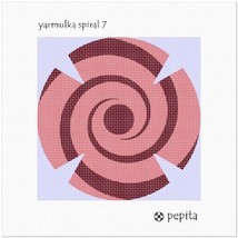 pepita Yarmulka Spiral 7 Needlepoint Kit - $50.00+