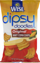 Wise Foods Original Dipsy Doodles Wavy Corn Chips,  9.25 oz. Bags - £24.21 GBP+