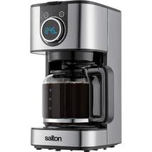 Salton - Programmable Digital Coffee Maker, 10 Cup Capacity, 900 Watts, Stainles - £49.31 GBP