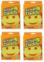 4 Original Scrub Daddy Sponge Scratch Free Scrubber Dishes and Home FlexTexture - £22.48 GBP