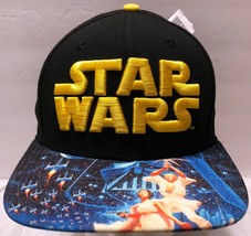 NWT New Era Star Wars Disney Snapback Hat Skywalker Leia Darth Vader Sta... - £38.80 GBP