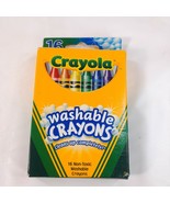 Crayola Washable Crayons 16-Count Nontoxic Multi 2003 Vintage READ - $19.00