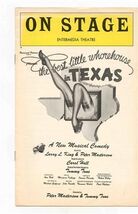 On Stage Best Little Whorehouse in Texas Entermedia Theatre New York 1978 - $13.86