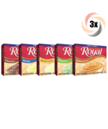 3x Packs Royal Variety Instant Pudding Filling | 4 Servings Each | Mix &amp;... - £8.77 GBP