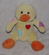 Baby Connection Walmart Stuffed Plush Duck Chick Rattle Toy Heart Square - $24.74