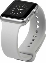 NEW Silicone Sport Band Watch Strap for Apple Watch 42mm GRAY 16L28A  grey - £5.61 GBP