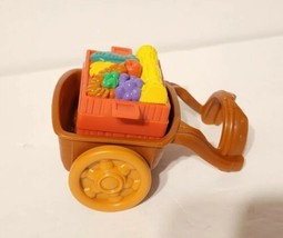 Fisher Price Little People Christmas Nativity Replacement Cart And Food 2 pc EUC - $9.89