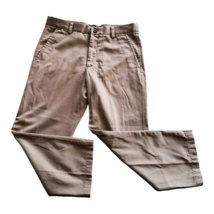 Dockers Mens Casual Pants Beige Slash Pockets Knit Flat Front 34x29 - £9.28 GBP