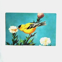 American Goldfinch Spinus tristis Postcard Unposted National Wildlife Fe... - $5.00