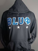 Phi Beta Sigma Fraternity Pullover Hoodie BLU-PHI 3 STAR PHI BETA SIGMA ... - $60.00