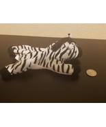 Natural Wonders Flop A Lots Vintage Zebra Plush Stuffed Toy Plastic Pebbles - £11.79 GBP