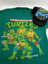 Nickelodeon Teenage Mutant Ninja Turtles T Shirt &amp; Donatello Baseball Cap - £13.40 GBP