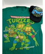 Nickelodeon Teenage Mutant Ninja Turtles T Shirt &amp; Donatello Baseball Cap - £13.18 GBP