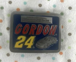 Vintage Jeff Gordon 24 NASCAR Win ston Cup Series Belt Buckle - 1998 - £13.44 GBP