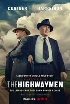 The Highwaymen Movie Poster Costner Harrelson Bonnie &amp; Clyde Film Print 27x40&quot; - £9.36 GBP+