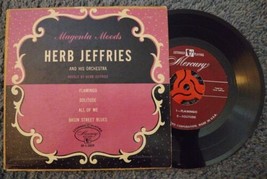 Herb Jeffries 45 Rpm Flamingo, Solitude, All Of Me, Basin Mercury EP-1-3029 - £19.43 GBP