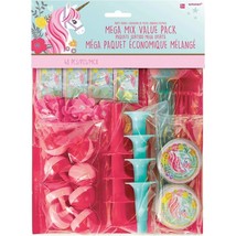 Unicorn Party Favors Mega Birthday Party Value Pack 48 Pieces New - £8.75 GBP