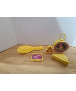 Barbie 1988 Teen Time Skipper Accessories Lot Hatbox Notepad Clock Brush  - $27.35 CAD