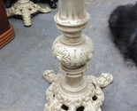 Slot  Stand ( cast iron )  Anique White 30&quot; tall - $787.05