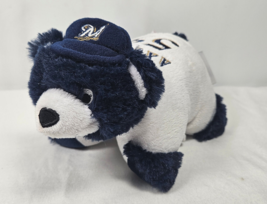 Milwaukee Brewers AXFORD 59 Pillow Pets Stuffed Animal Plush Bear - £7.77 GBP