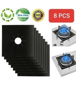 Gas Range Stove Top Burner Cover Protector Liner, Non-stick, 0.2MM , 8 P... - $9.28