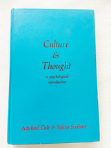 1974 HC Culture and thought; a psychological introduction by Michael Cole;  - $227.22 MXN