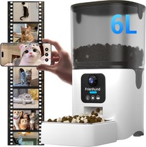 Smart Camera Automatic Cat Feeder: 1080P Hd Live View With Night, 25Cup - £60.32 GBP