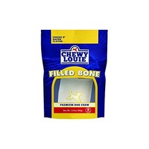 CHEWY LOUIE Small Bone Filled with Cheese &amp; Bacon - Natural Beef Bone with Prote - £9.42 GBP