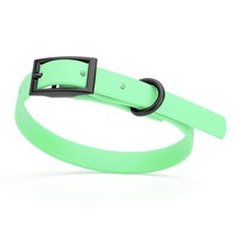 Dog Pet Waterproof Collar - W1/2&quot; x L9&quot;-12&quot; - Sea Foam Green - £23.86 GBP