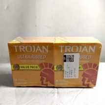 Trojan Ultra Ribbed Designed for Ultra Stimulation Condoms (Pack of 36) - £26.47 GBP
