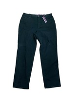 Gloria Vanderbilt Womens Jeans Missy Size 18 Amanda Black Denim Slimming... - $28.71