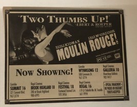 Moulin Rouge Vintage Movie Print Ad Ewan MacGregor Nicole Kidman TPA10 - £4.65 GBP