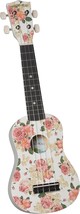 Diamond Head Du-134 Vintage Series Soprano Ukulele - White Floral. - £55.64 GBP