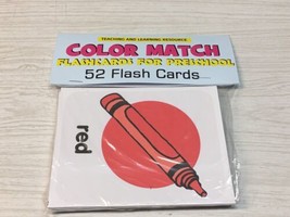 COLOR MATCH - Flashcards  for Preschool 52 Cards- Teaching supplies - £8.23 GBP